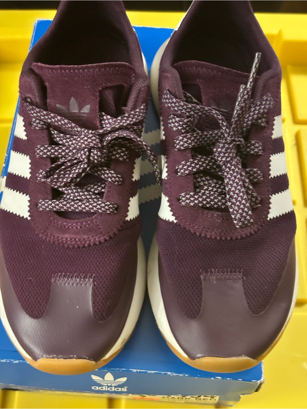 🥳HOST PICK🥳 Adidas originals flashback wmns purple Sneakers Size 7 - Picture 8 of 10